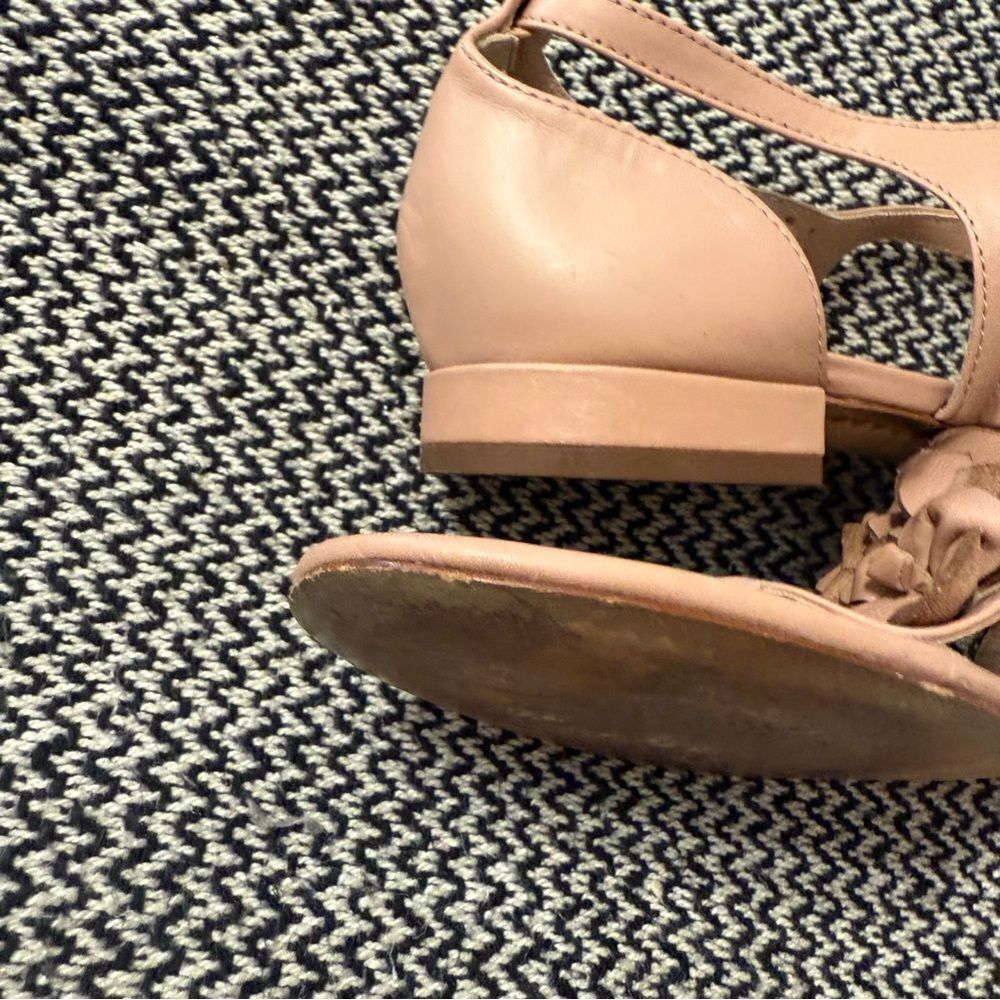 Tory Burch Blossom Flat Blush Sandals - Picture 9 of 9